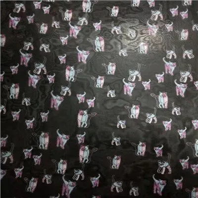 Tessuto in organza con stampa digitale